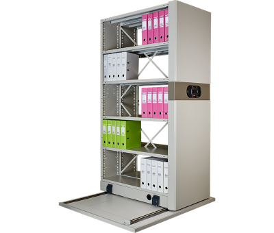 Мобильный стеллаж  с электронным управлением