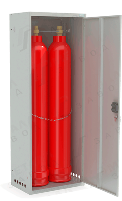 Купить Шкаф для газовых баллонов ШГР 40-2-4(2x40л) в Сочи. В наличии и под заказ в каталоге